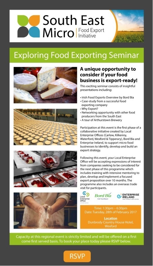 South East Micro food seminar invite